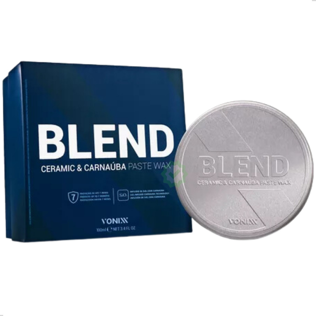 Cera Carnaúba Blend e Ceramic Paste Wax 100ml Vonixx