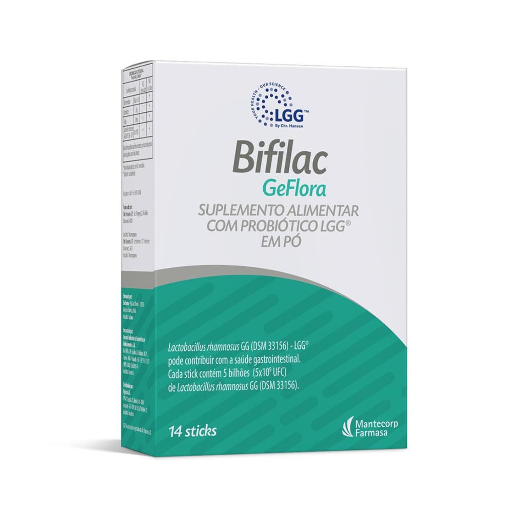Bifilac Geflora 14 sticks Pó em Oferta na Shopee