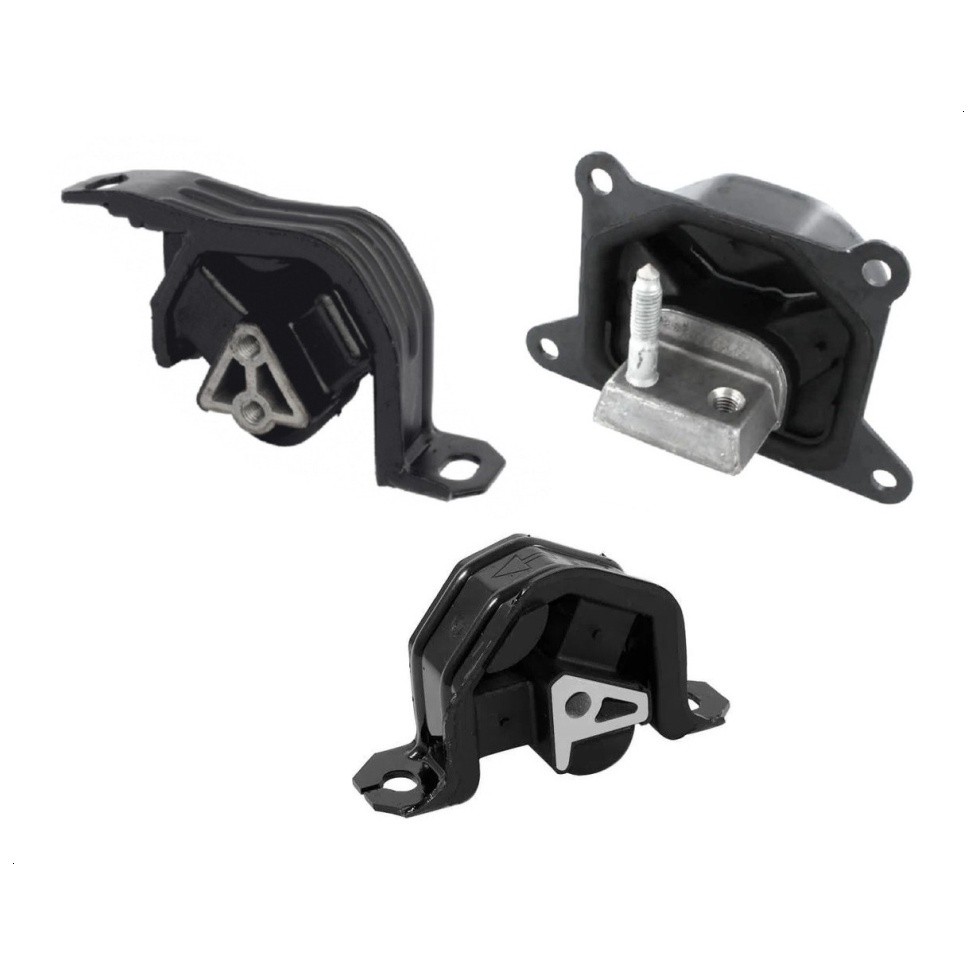 Kit 3 Coxim Calço Motor Câmbio Gm Agile 09/16 Montana 11/21 Classic Corsa 08/16 Celta  08/15 Prisma