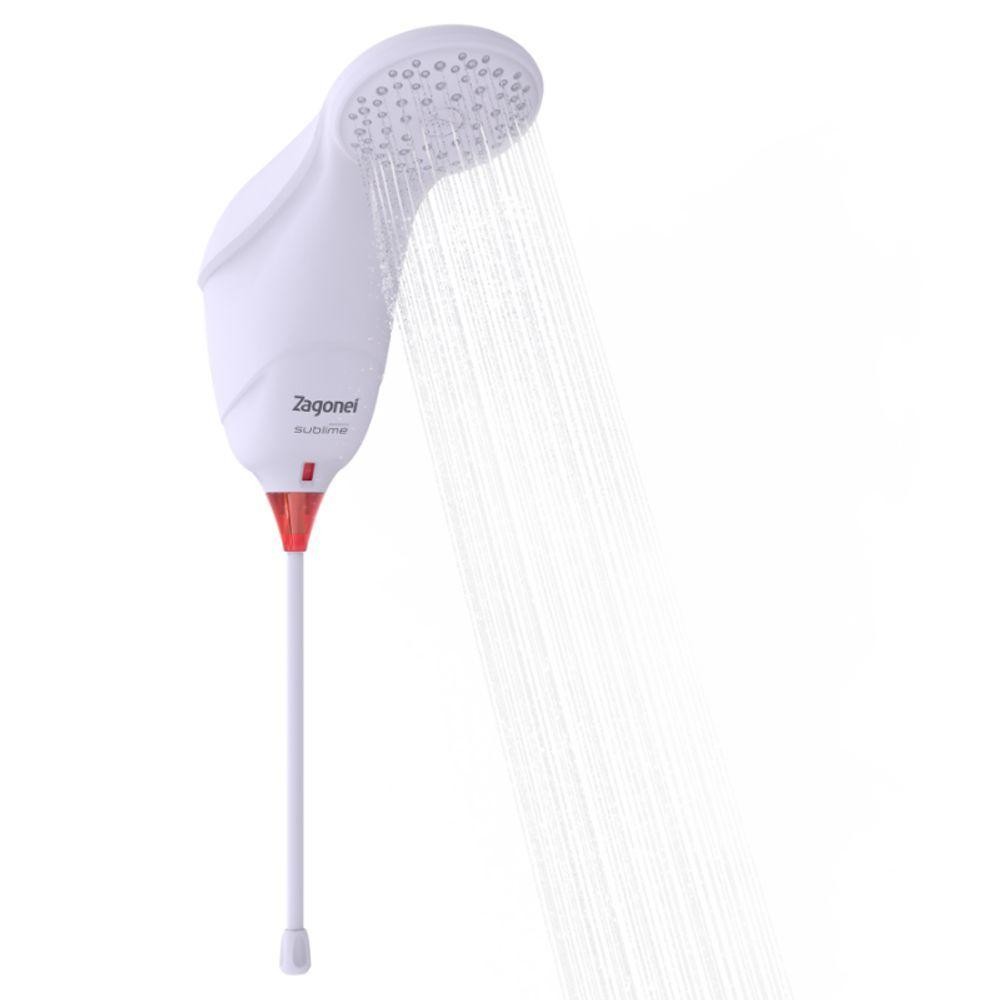 Chuveiro Zagonel Sublime Eletrônica 7500w Branco 220v em Oferta na Shopee