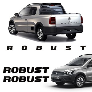 Kit 3 Adesivos Saveiro Robust Emblema Preto Modelo Original em Oferta na Shopee
