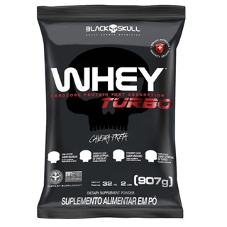 Whey Turbo Refil - 907g - Blackskull em Oferta na Shopee