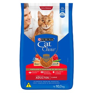 Ração Cat Chow Gatos Adultos Carne 10,1 kg