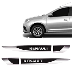 Adesivo Aplique Lateral Renault Emblema Resinado Para-Lama