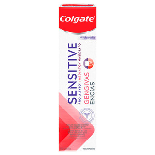 Creme Dental Colgate Sensitive Pro Alívio Imediato Gengivas 90g em Oferta na Shopee