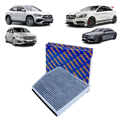 Filtro de Cabine Ar Condicionado com Carvão Ativado Mercedes-Benz A 250 2.0 Após 2015/ B 200 1.6 Após 2012