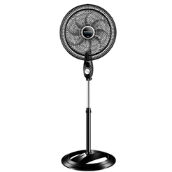 Ventilador de Coluna Mondial Super Turbo 40cm e 8 Pás 140W 220V Preto/Prata