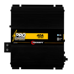 Fonte Carregador de Bateria Taramps Pro Charger 40 Amp Automotiva Bivolt Automático Som 110/220v