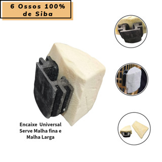 Kit com 6 Osso de Siba 100% Malha Universal- Calopsita Canario Passaros em Geral em Oferta na Shopee