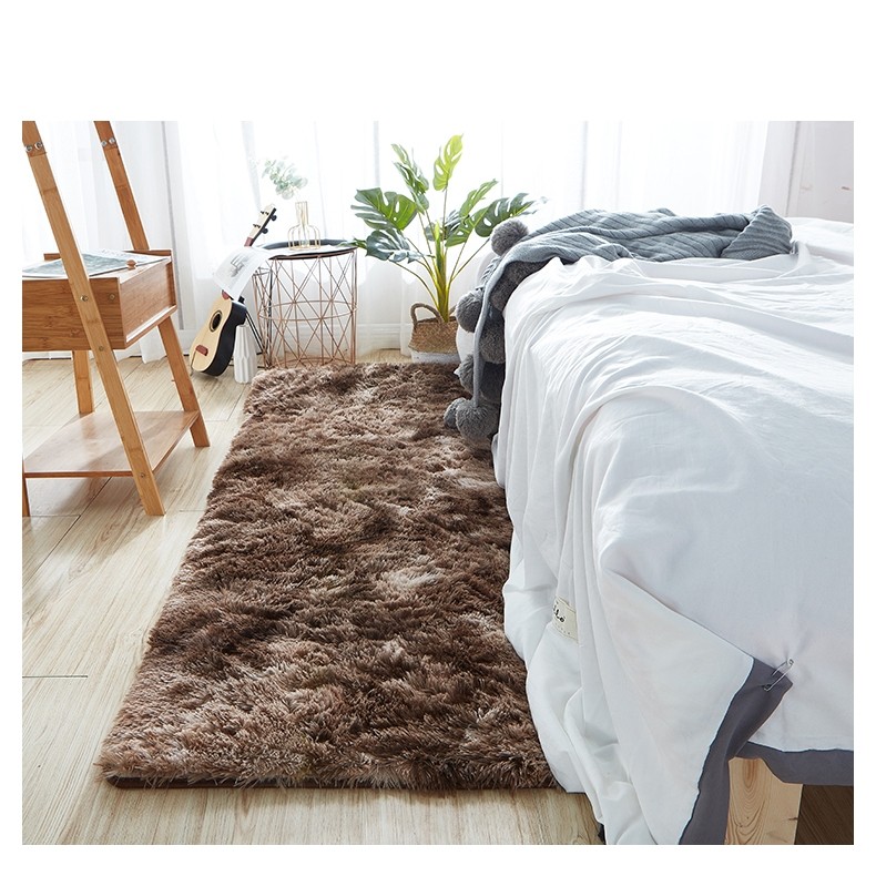 Tapete Sofá Provador Cama Quarto Peludo 60 X 200 Cm Antiderrapante Ins Mesclado Shaggy