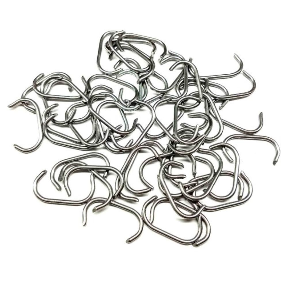 1Kg Grampo C Meia Lua Banco de Carro Tapeçaria Concertina em Oferta na Shopee