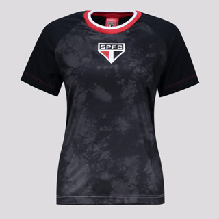 Camisa São Paulo Trança Feminina Preta em Oferta na Shopee