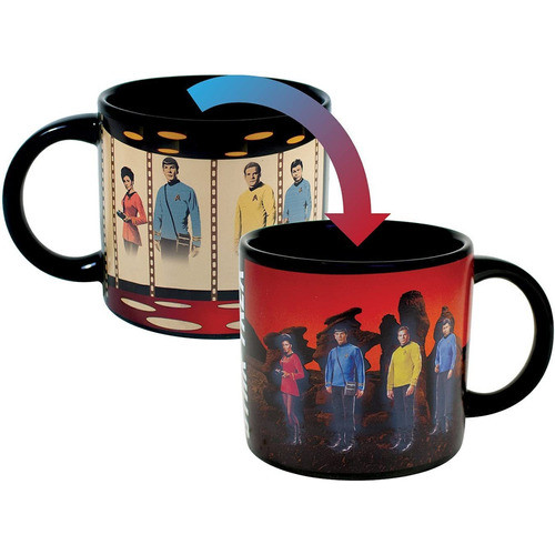 Caneca Star Trek Caneca Transporter Heat Importado - 4606