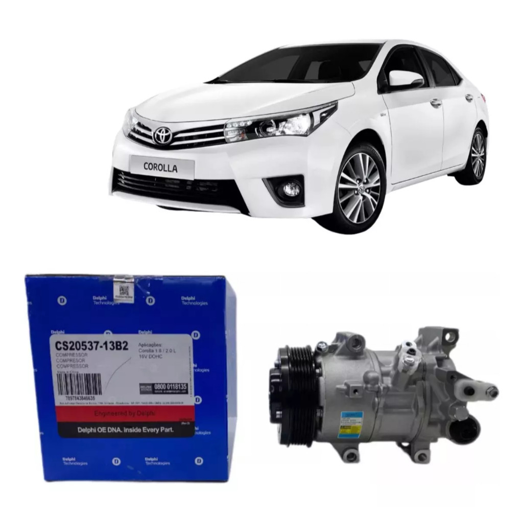 Compressor De Ar Condicionado Toyota Corolla 2.0 2015 Acima *