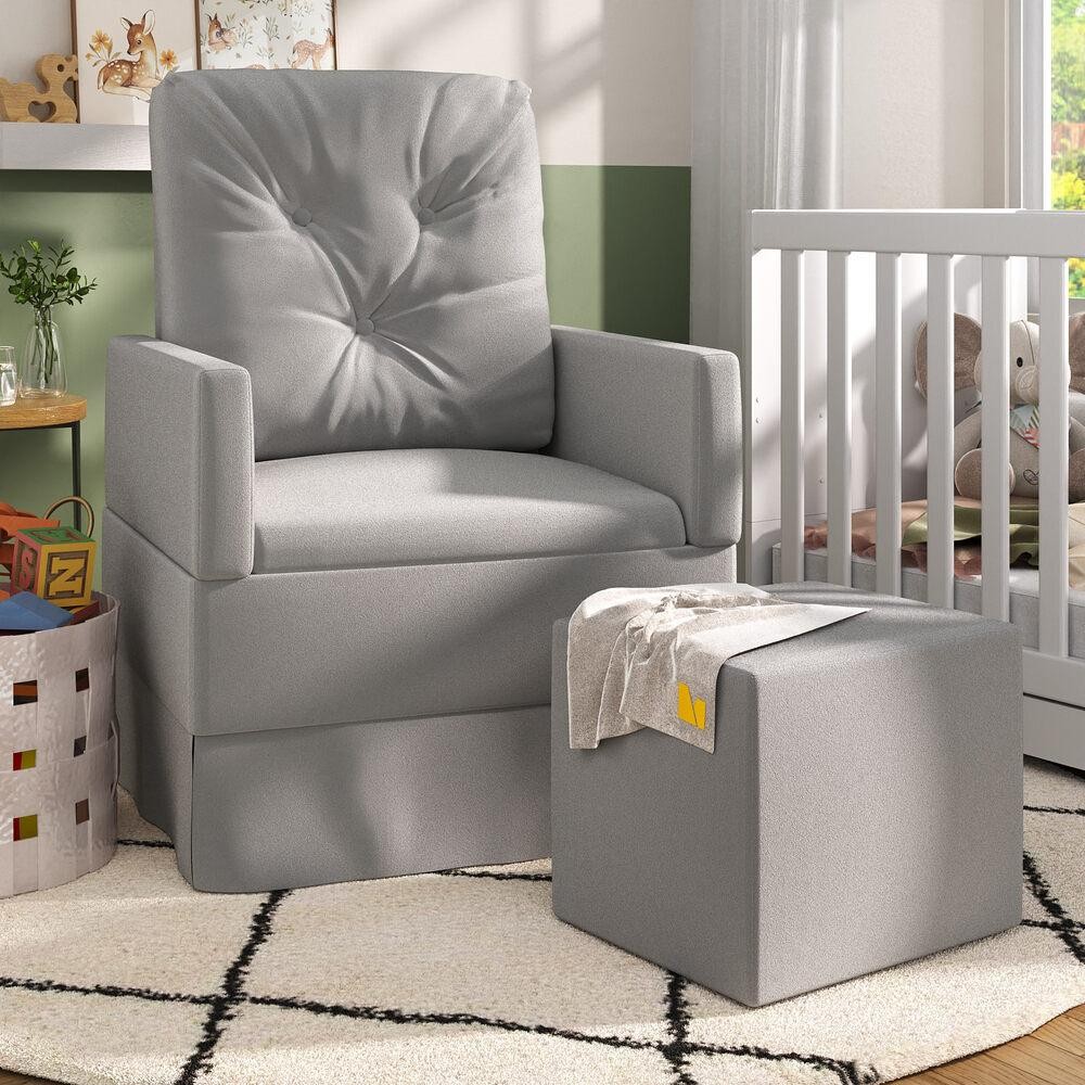 Poltrona de Amamentação com Balanço e Puff Multimóveis EX4002 em Oferta na Shopee