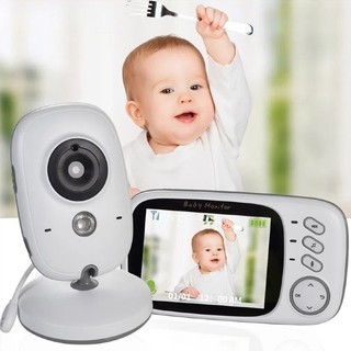 Baba Eletrônica Com Monitor Visão Noturna, Sem Fio Câmera c/ Audio Sensor de Temperatura VB603