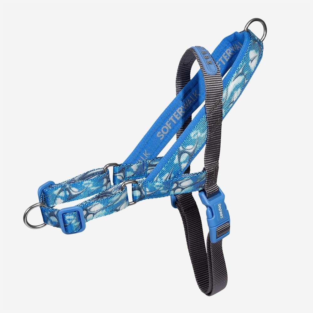 Zee.dog Peitoral Antipuxão SofterWalk p/ Caes H3D Fly - P