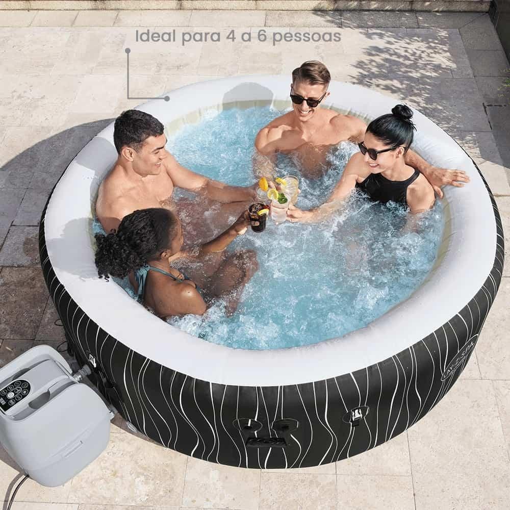 Spa Ofurô Inflável Hollywood 908L + Iluminação LED + Bomba 110V ou 220V + Capa Bestway · foto 2