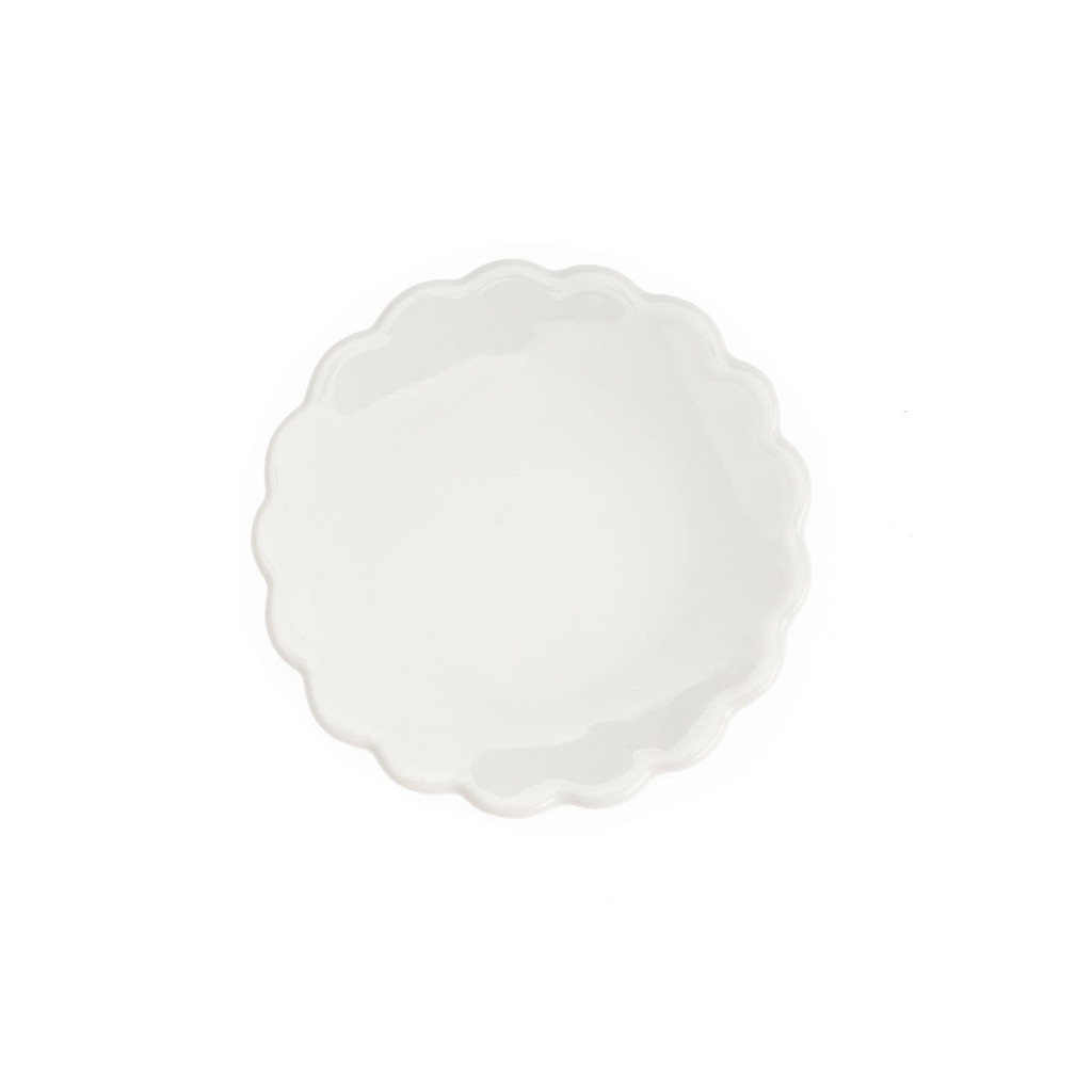 3 Pires Pratinho Joia do dia 8cm Porcelana Branca Segunda Linha