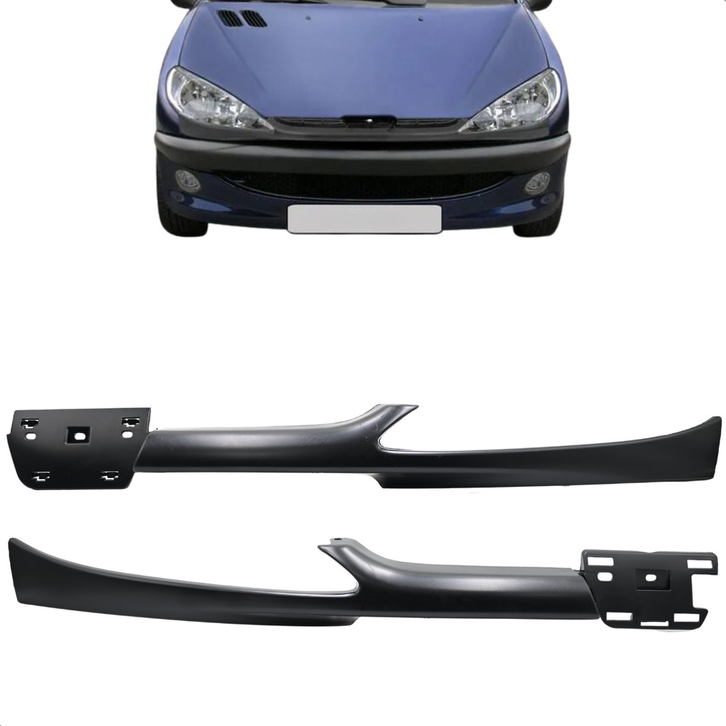 Moldura Da Grade Inferior Peugeot 206 1998 1999 2000 Até 2007 2008 2009