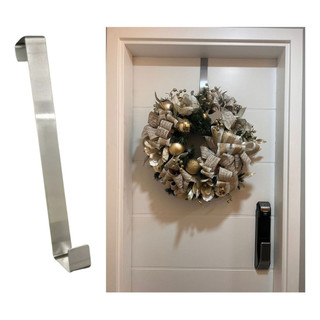 3 Suporte Para Pendurar Guirlanda Porta Natalino Enfeite Inox Porta Gancho Decoração Natal Casa Luxo Resistente