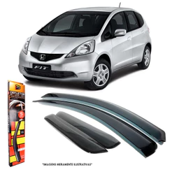 Calha de Chuva New Fit 2009 até 2014 4 Portas TG Poli - 28005