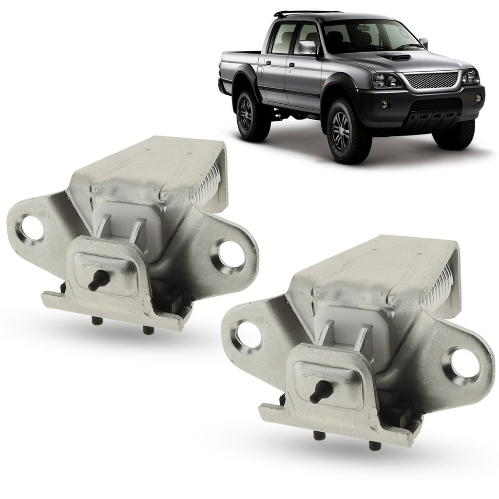 Par Fechadura da Tampa Traseira da Caçamba  Mitsubishi L200 Triton Sport Outdoor Savana GLS GL GLX 1997 a 2023