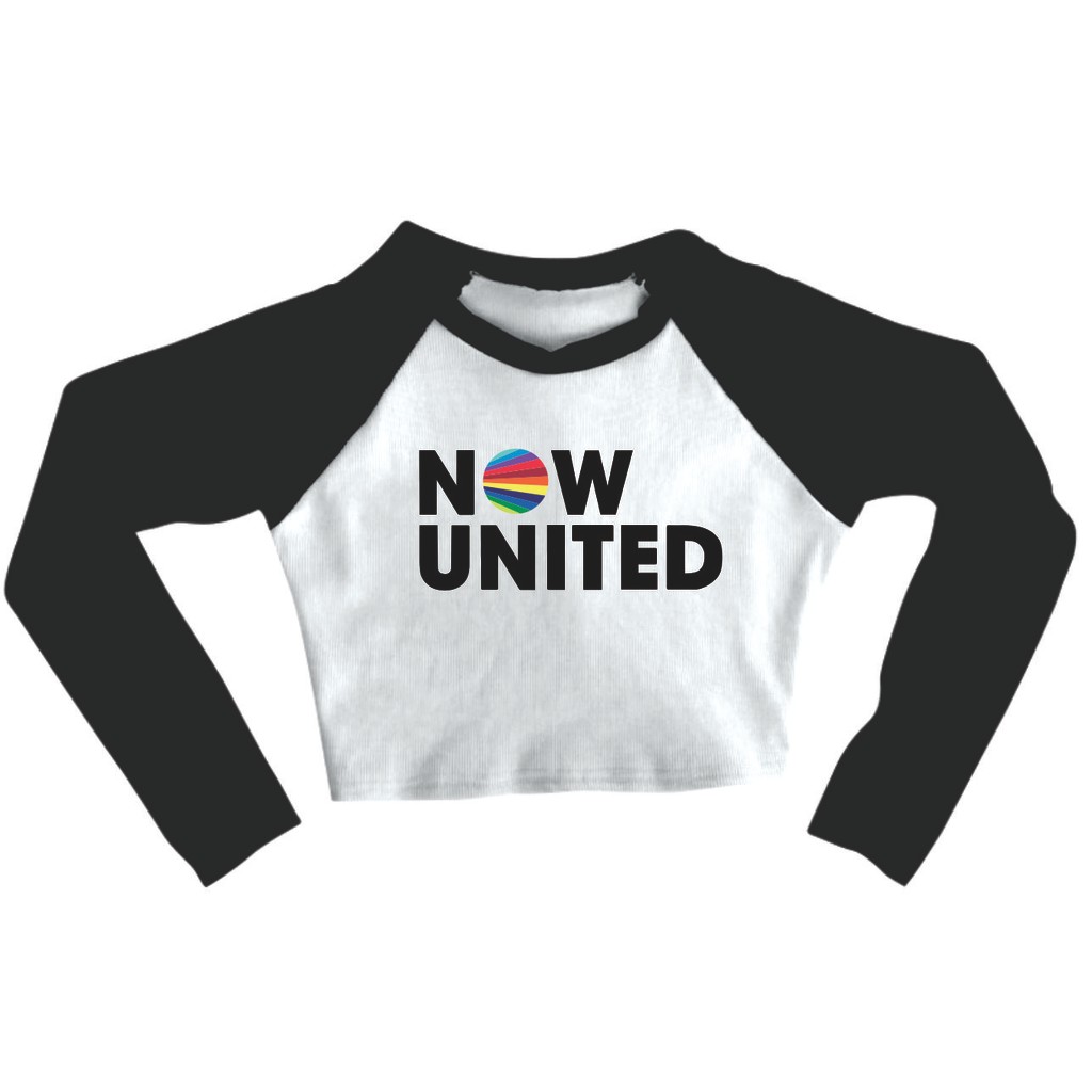 Cropped Raglan inverno blogueira Cropped Raglan now united manga longa