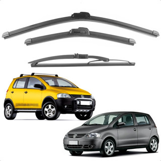 3 Palhetas Limpador Parabrisa Fox, Crossfox 2004 A 2012 em Oferta na Shopee