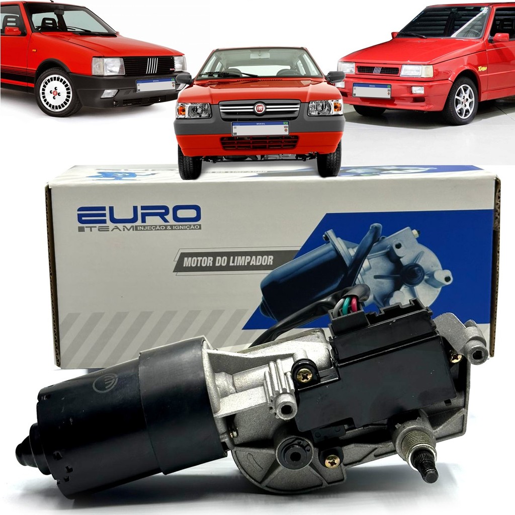 Motor Limpador Parabrisa Uno Fiorino Elba Premio 1990 A 2012 em Oferta na Shopee