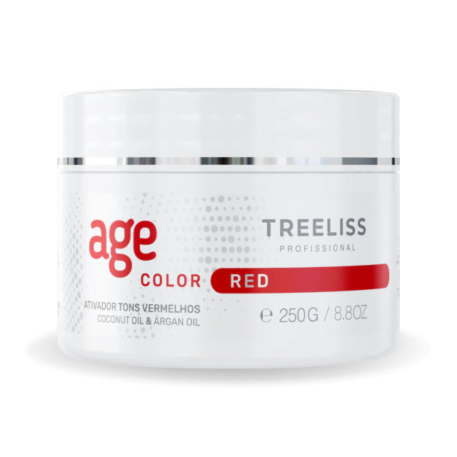 Matizador Age Color RED ativador de tons vermelhos Treeliss - 250g