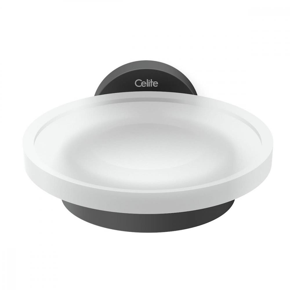 Saboneteira N. City Preto Matte Celite - Home & Living