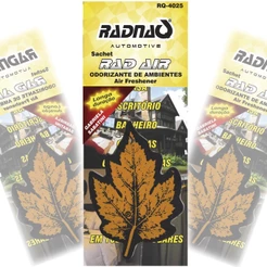 Aromatizador Folhinha Cheirinho para Carro e Ambiente Radnaq, Fragrância Gabriela Sabatini