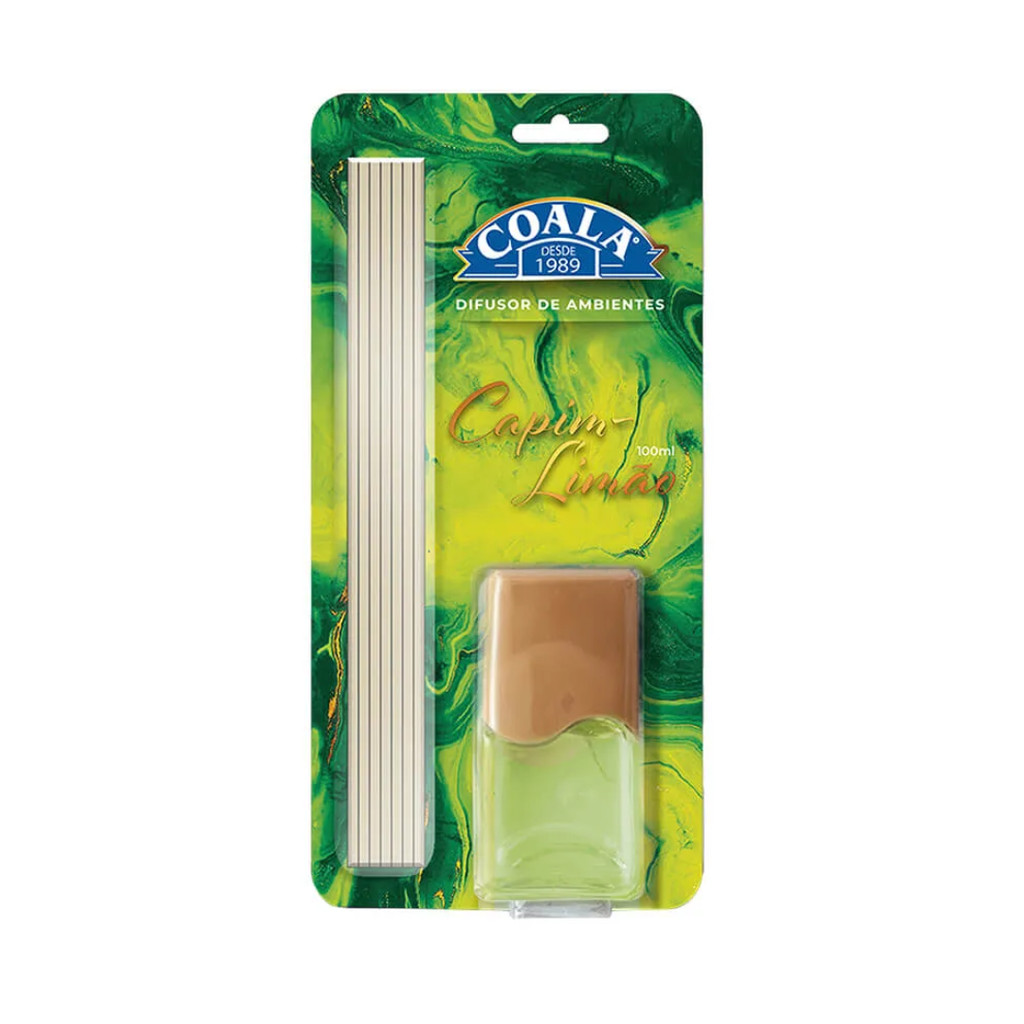 Difusor 100ml Capim Limão Coala - Equilibrado e Envolvente