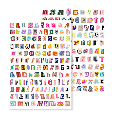 Adesivo Letras 2 folhas Grafitte