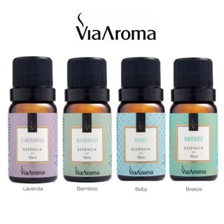 4 Essência 10 ML Via Aroma para Aromatizador e Difusor Elétrico de Ambiente em Oferta na Shopee