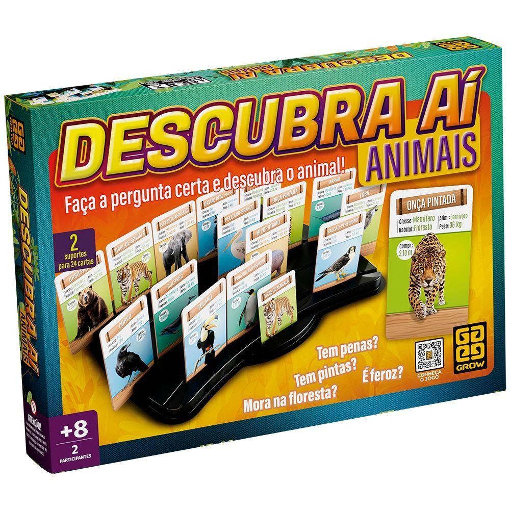 Jogo Descubra Ai Animais - Grow
