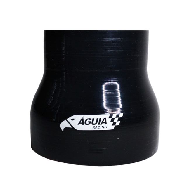 Mangote De Silicone Reto Reducao Preto 1''1/2 X 1''3/4 X 100mm