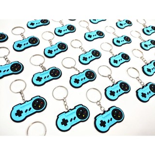 Chaveiro Controle Azul 10un Tema Aniversário Menino Emborrachado Gamer em Oferta na Shopee