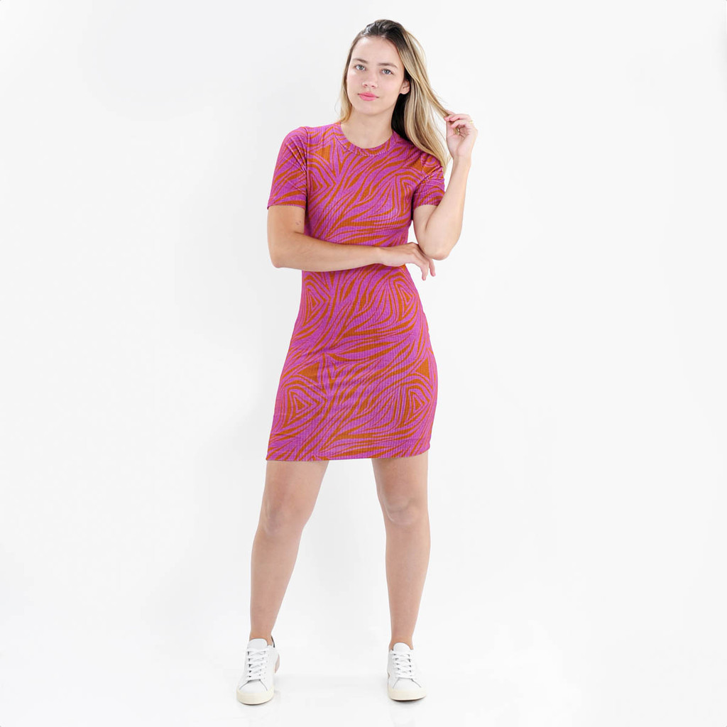 Vestido Colcci Savannah Rosa Escuro - Feminino em Oferta na Shopee