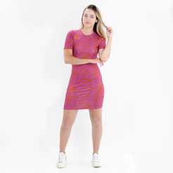 Vestido Colcci Savannah Rosa Escuro - Feminino