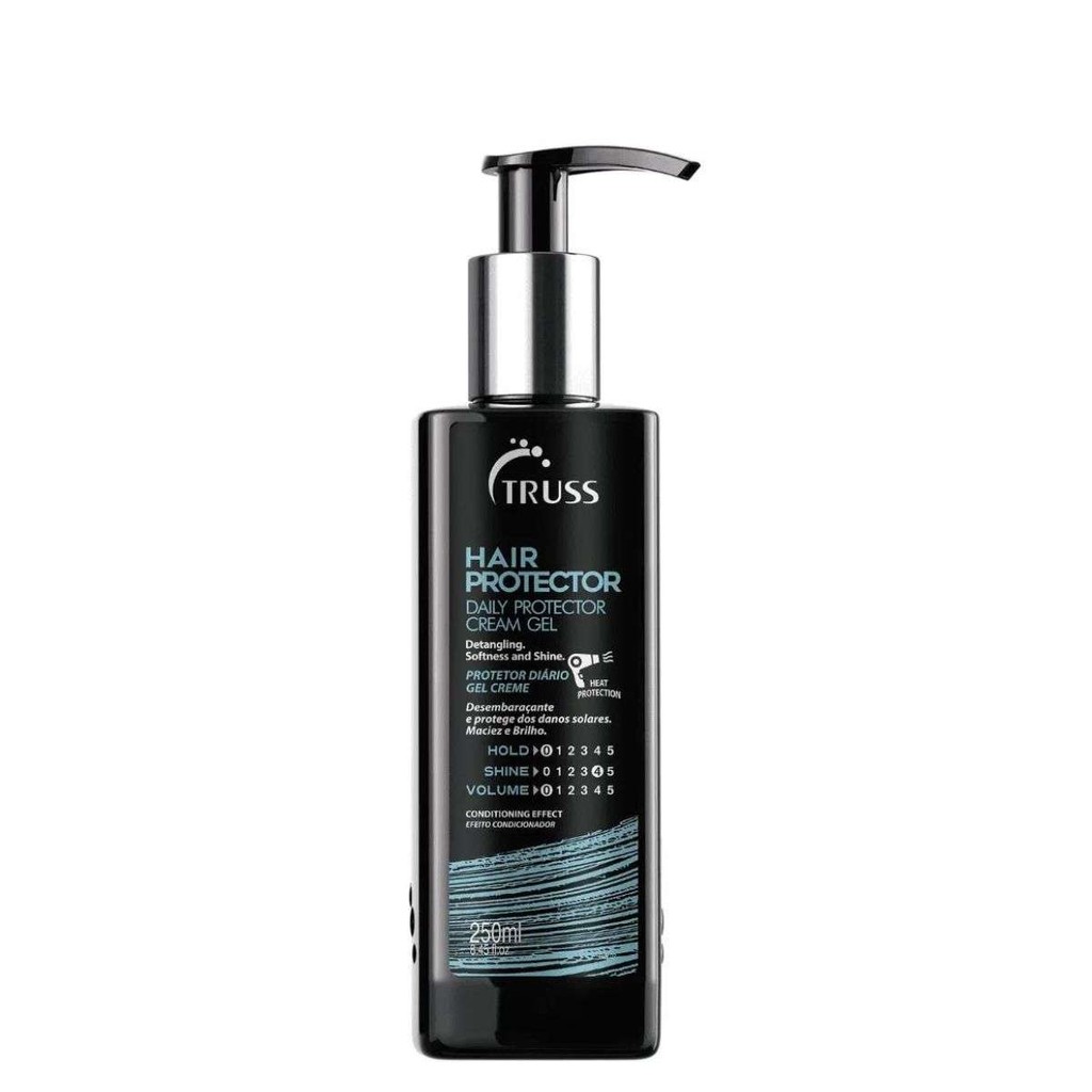 Hair Protector Truss Efeito Condicionador 250ml Leave-in Em Gel-Creme De Uso Diário efeito condicionado, Toque Sedoso