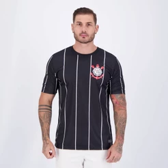 Camisa Corinthians Dry Preta e Branca