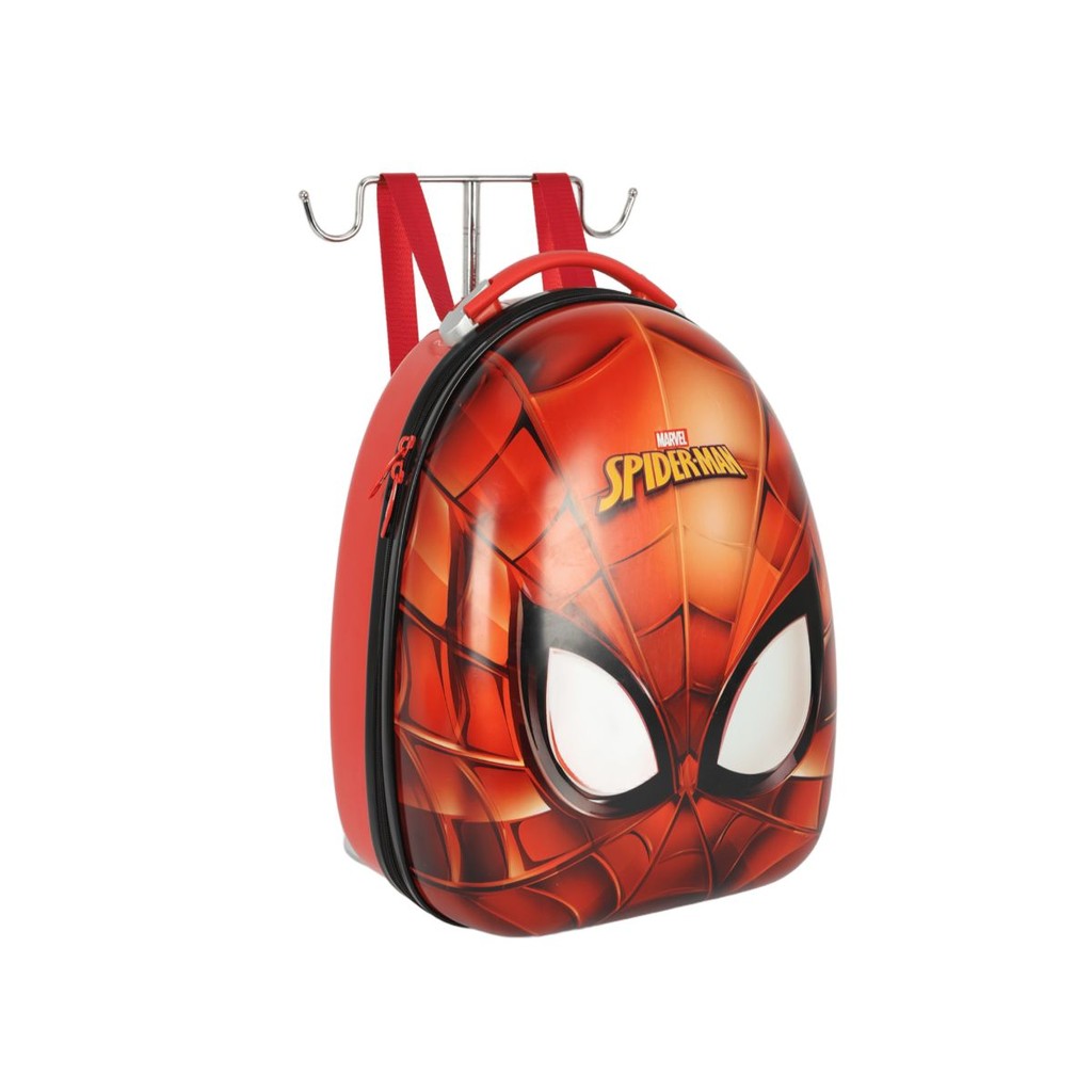 Mala Com Patinete De Viagem Infantil Homem Aranha Luxcel
