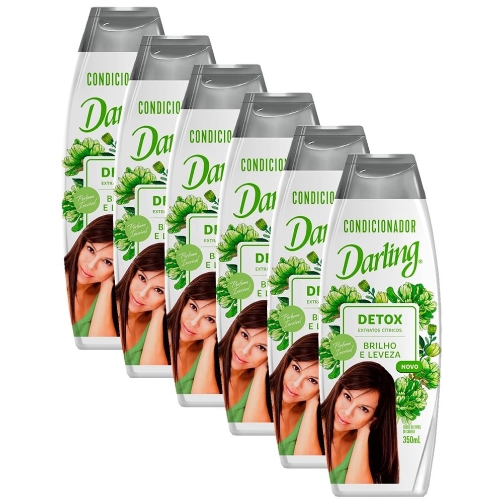 Condicionador Darling Detox 350ml - Embalagem com 6 Unidades