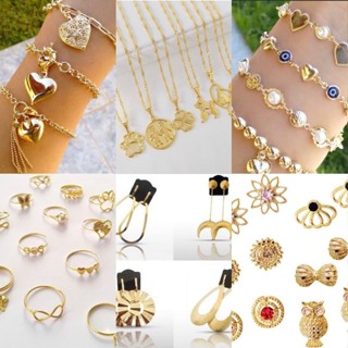 Kit Revenda 20 peças Misto Dourado, Prateado e Aço Inox em Oferta na Shopee