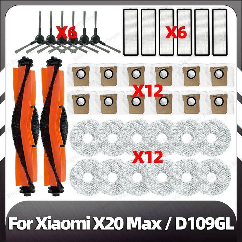 Para Xiaomi Robot Vacuum X20 Max D109GL Vácuo Robô Aspirador Acessórios Escova L