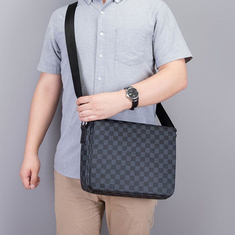 Bolsa masculina Casual Flip-flap bolsa mensageiro bolsa diagonal maleta diagonal de ombro transversal