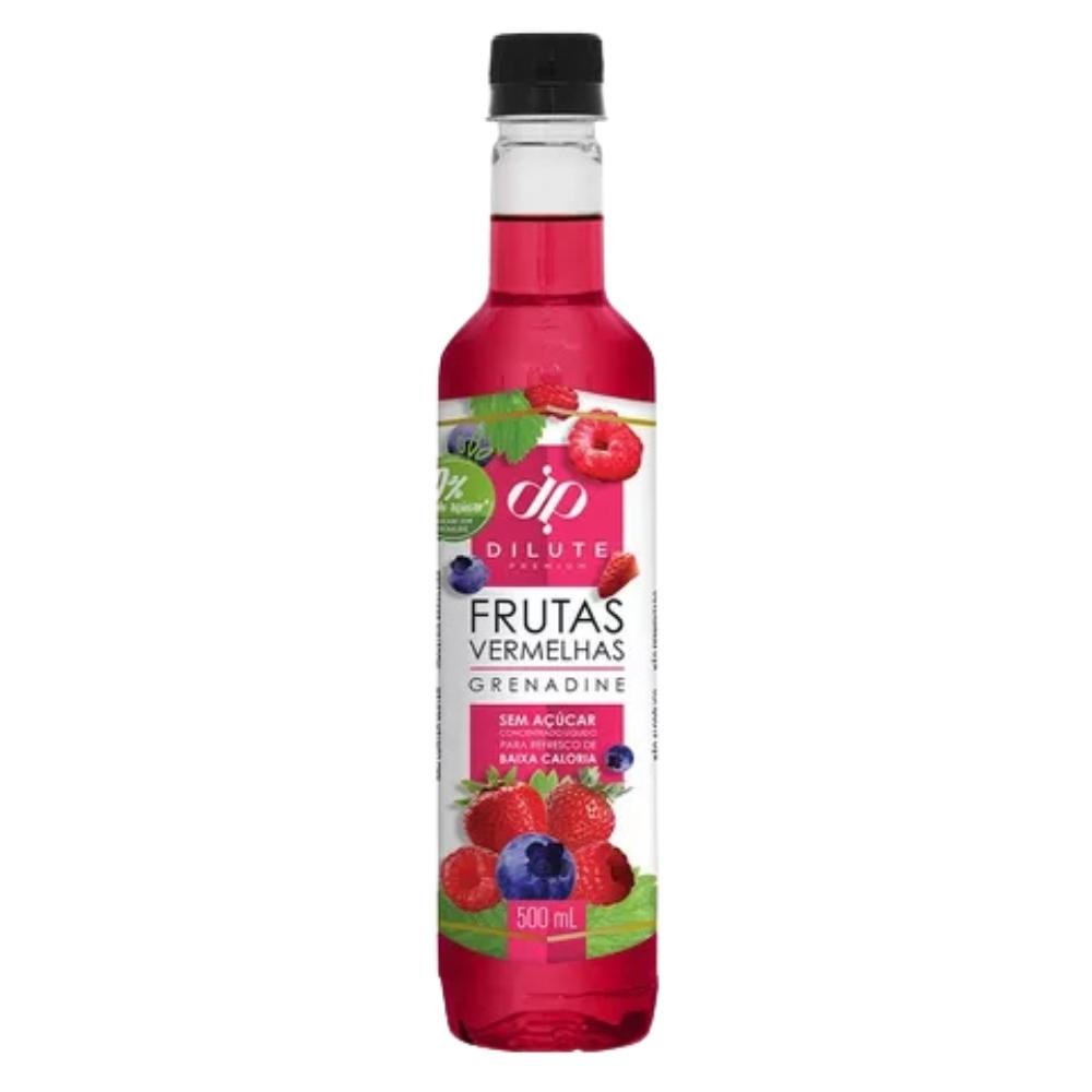 Dilute Xarope Frutas Vermelhas Zero 500mL Drink Refri