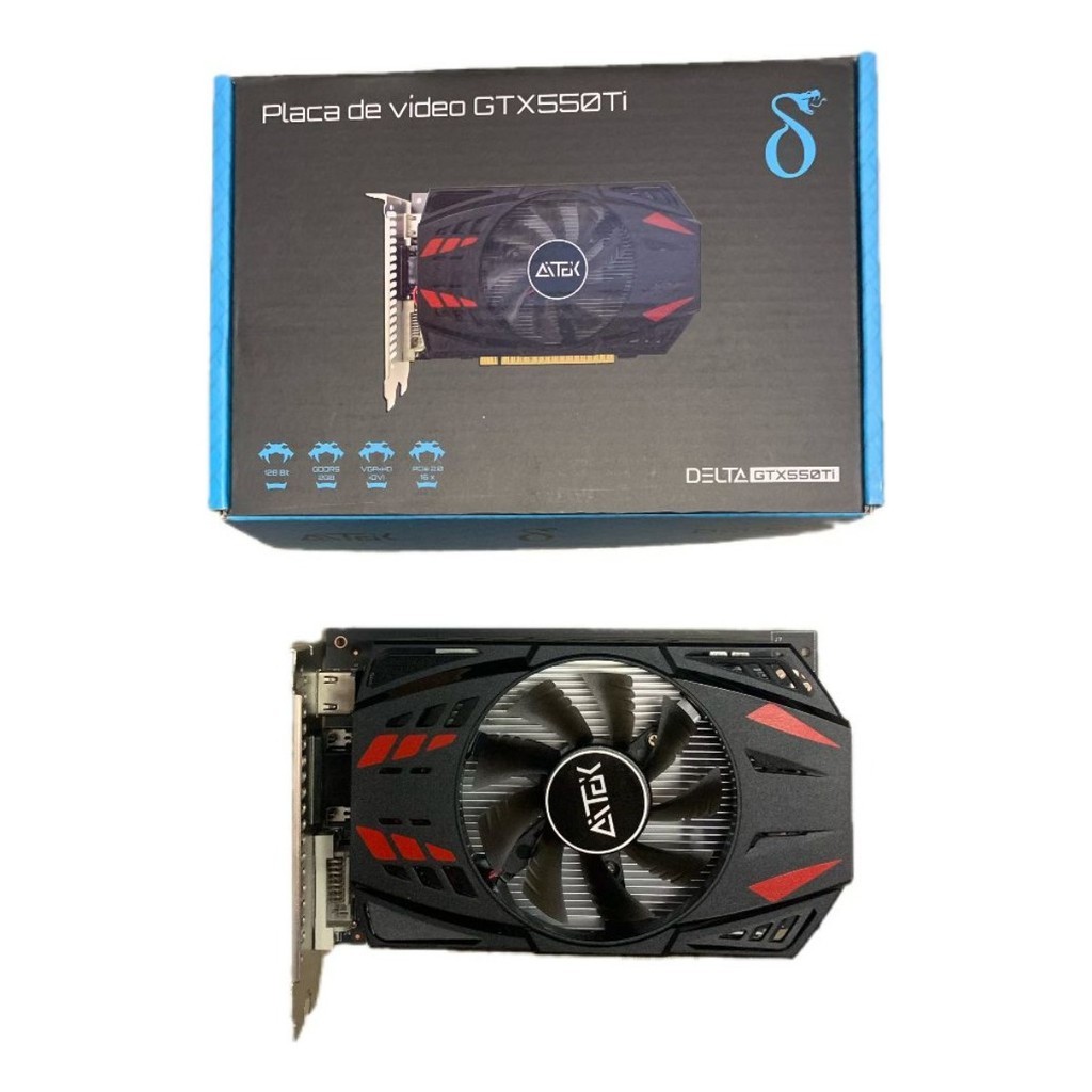 Placa De Video GTX550TI Gddr5 2gb Pcl E 2.0 16x 128bit 625mhz Delta